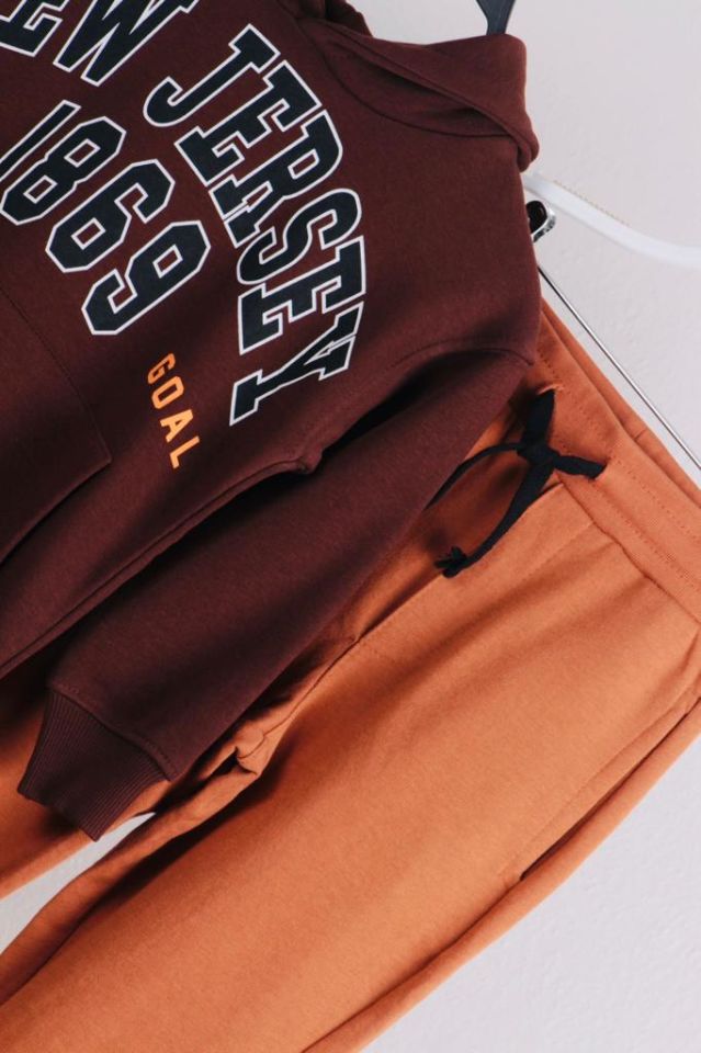 New Jersey Kahve Turuncu Kışlık Takım