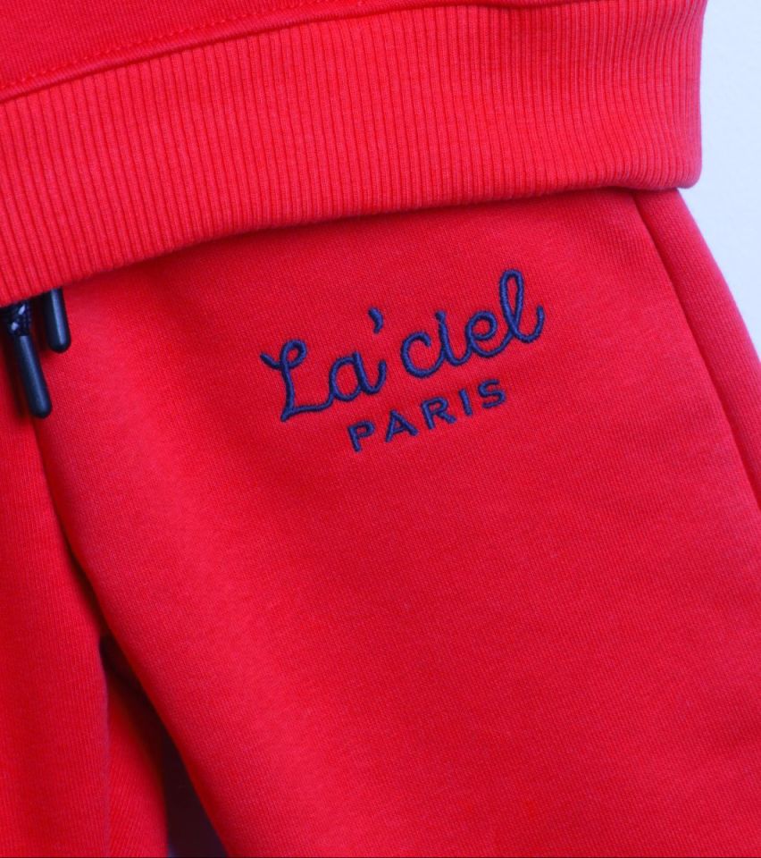 La’ciel Paris Sloganlı Kırmızı  Takım