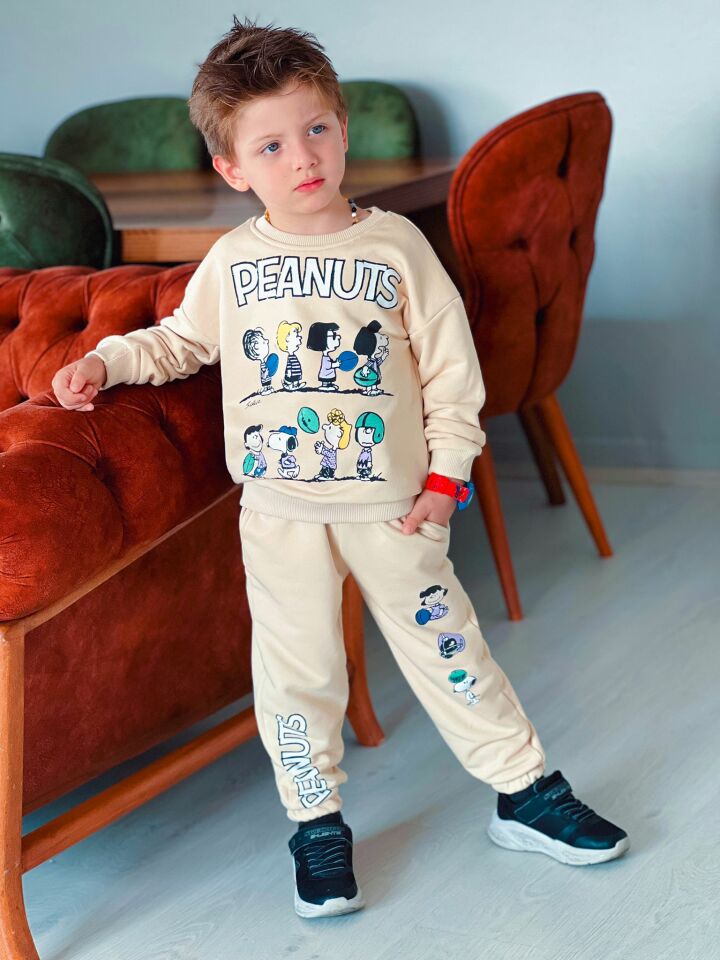Peanuts Bej Takım