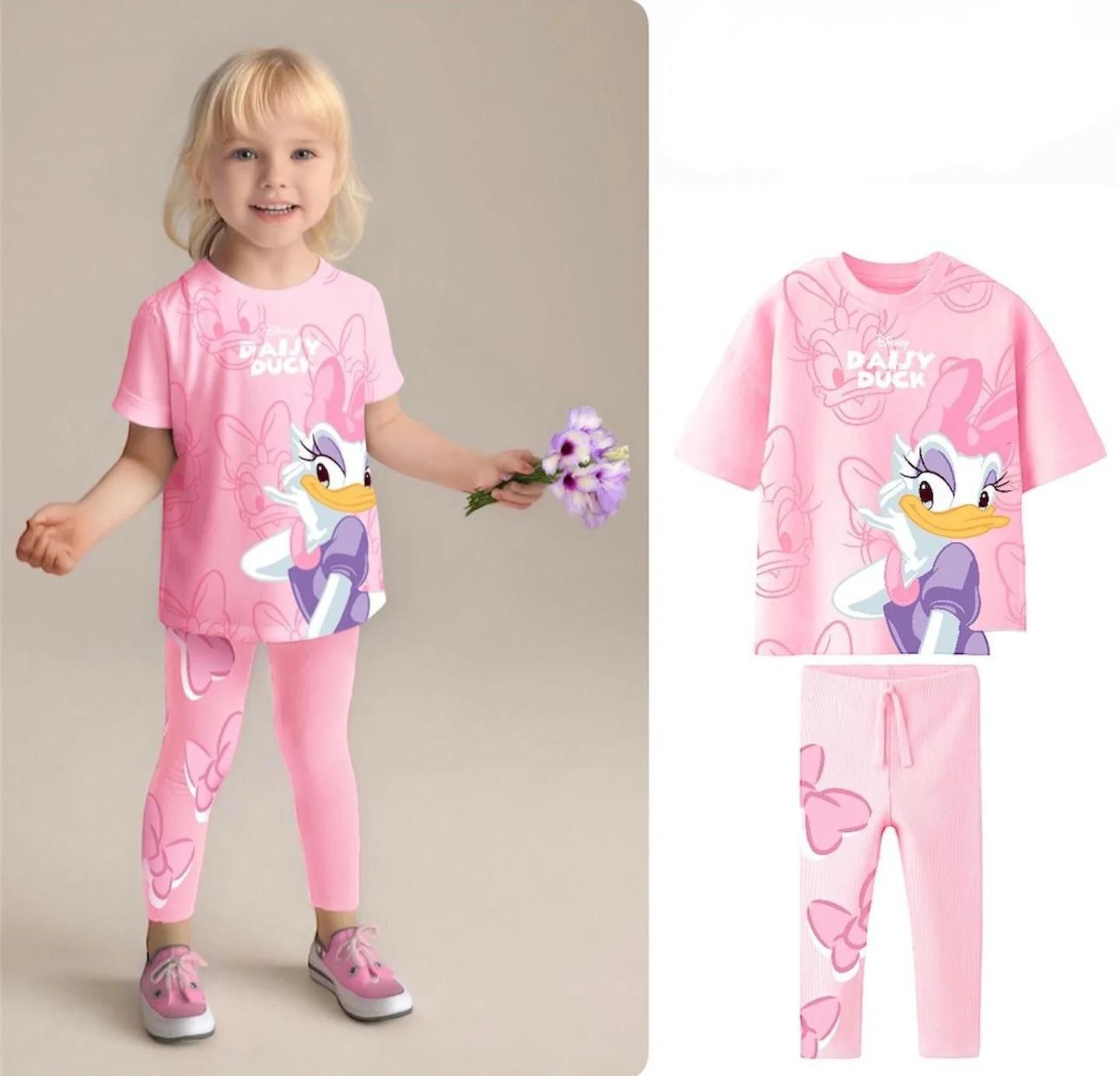 Pembe Daisy Duck Kurdele Baskılı Baharlık Takım