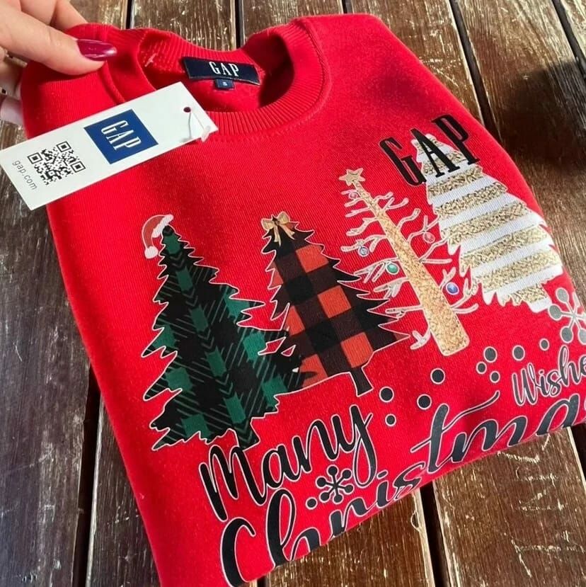 Yılbaşı Üç Ağaçlı Sweatshirt