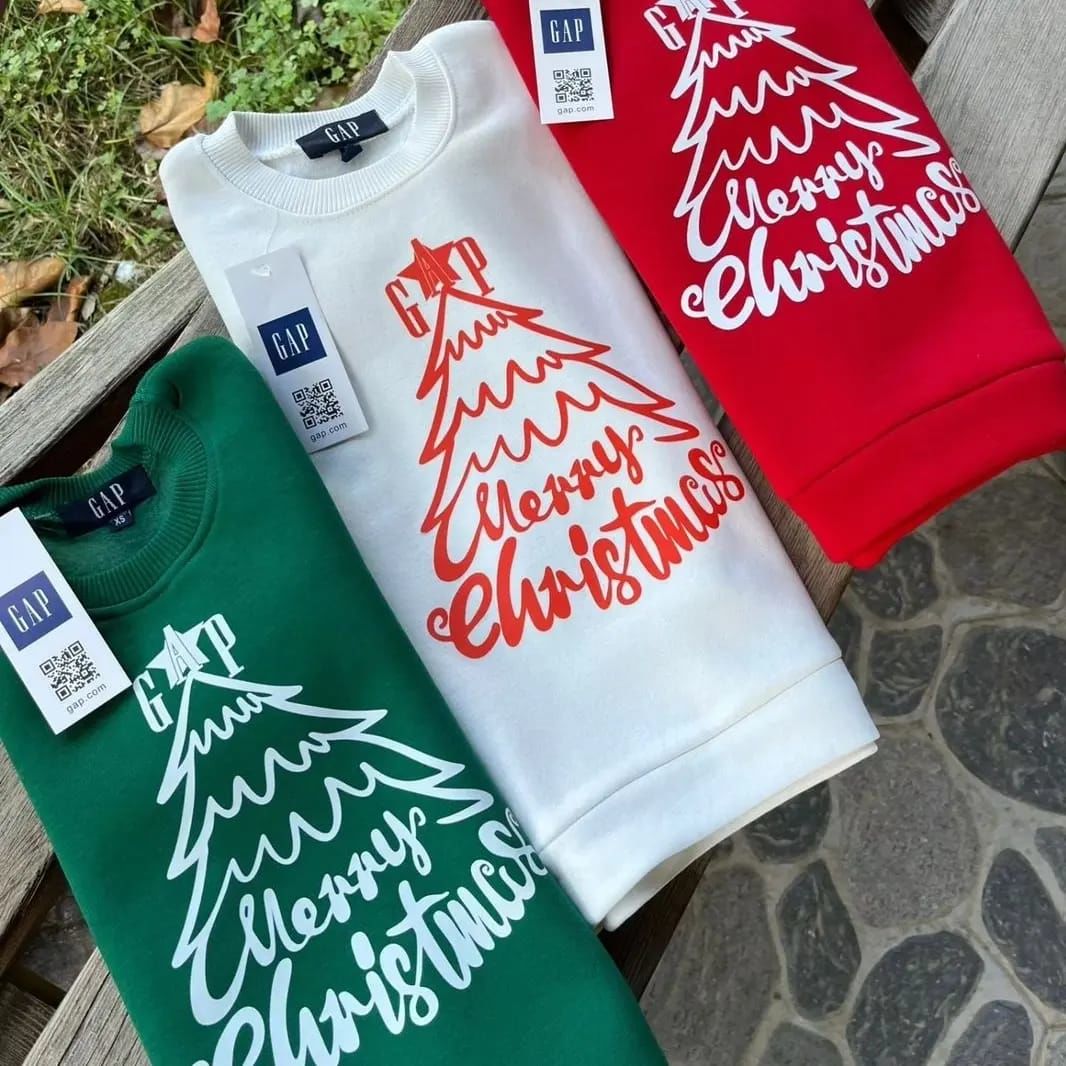 Yılbaşı Ağaçlı Sweatshirt