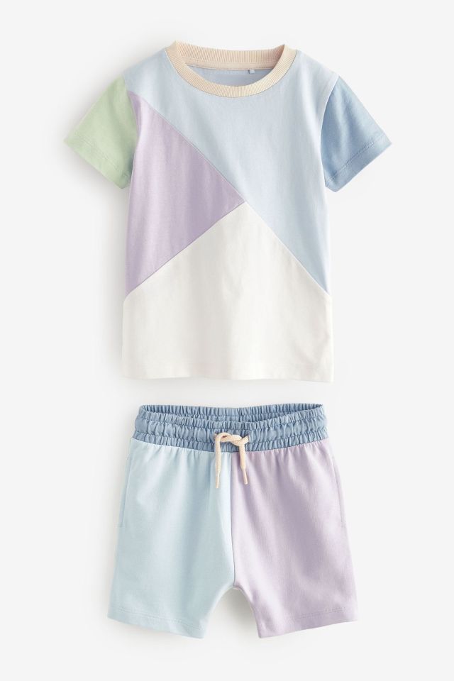 Unisex Pastel Tonlarda Yazlık Takım