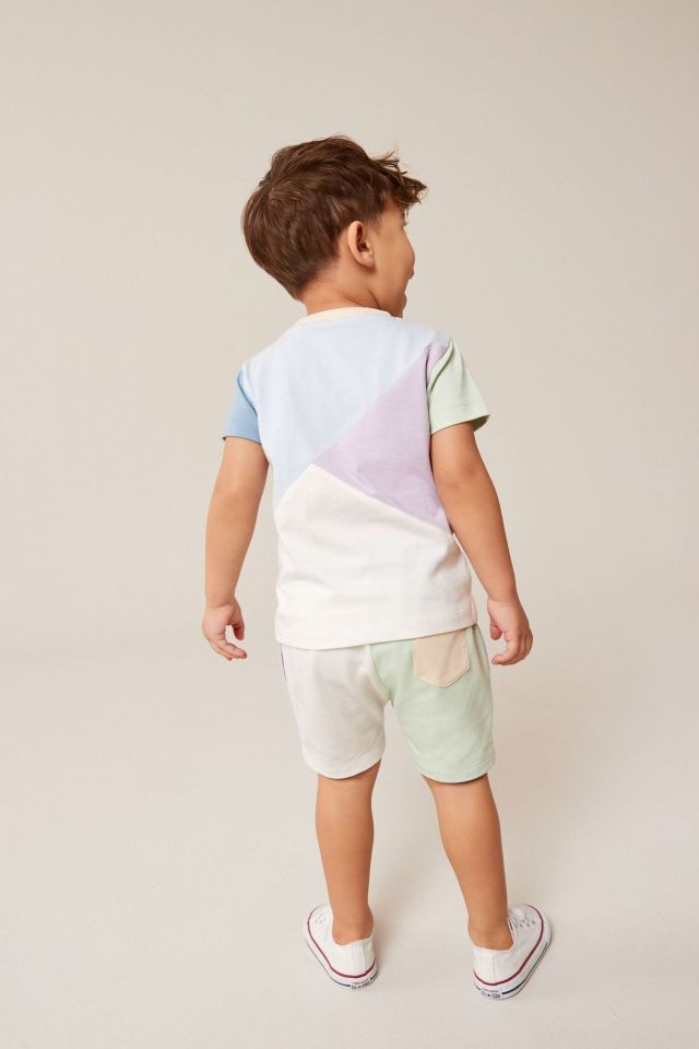 Unisex Pastel Tonlarda Yazlık Takım