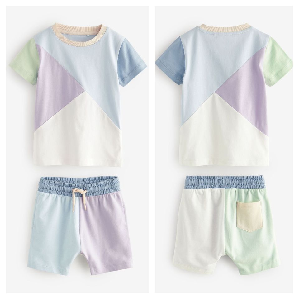 Unisex Pastel Tonlarda Yazlık Takım