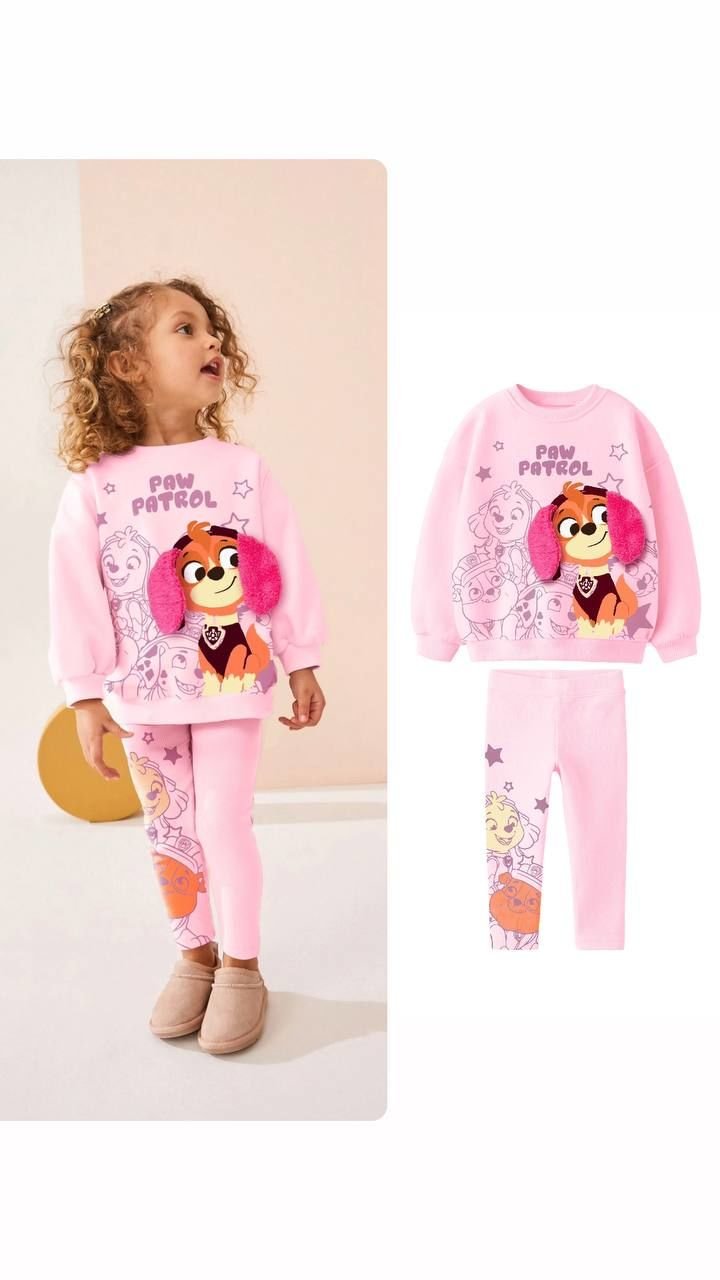 Pembe Kulak Detaylı Paw Patrol Takım