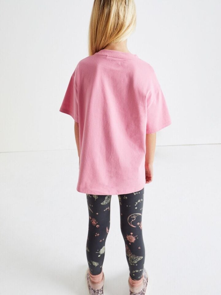 Next Pembe Antrasit Kelebek Detaylı Taytlı Takım