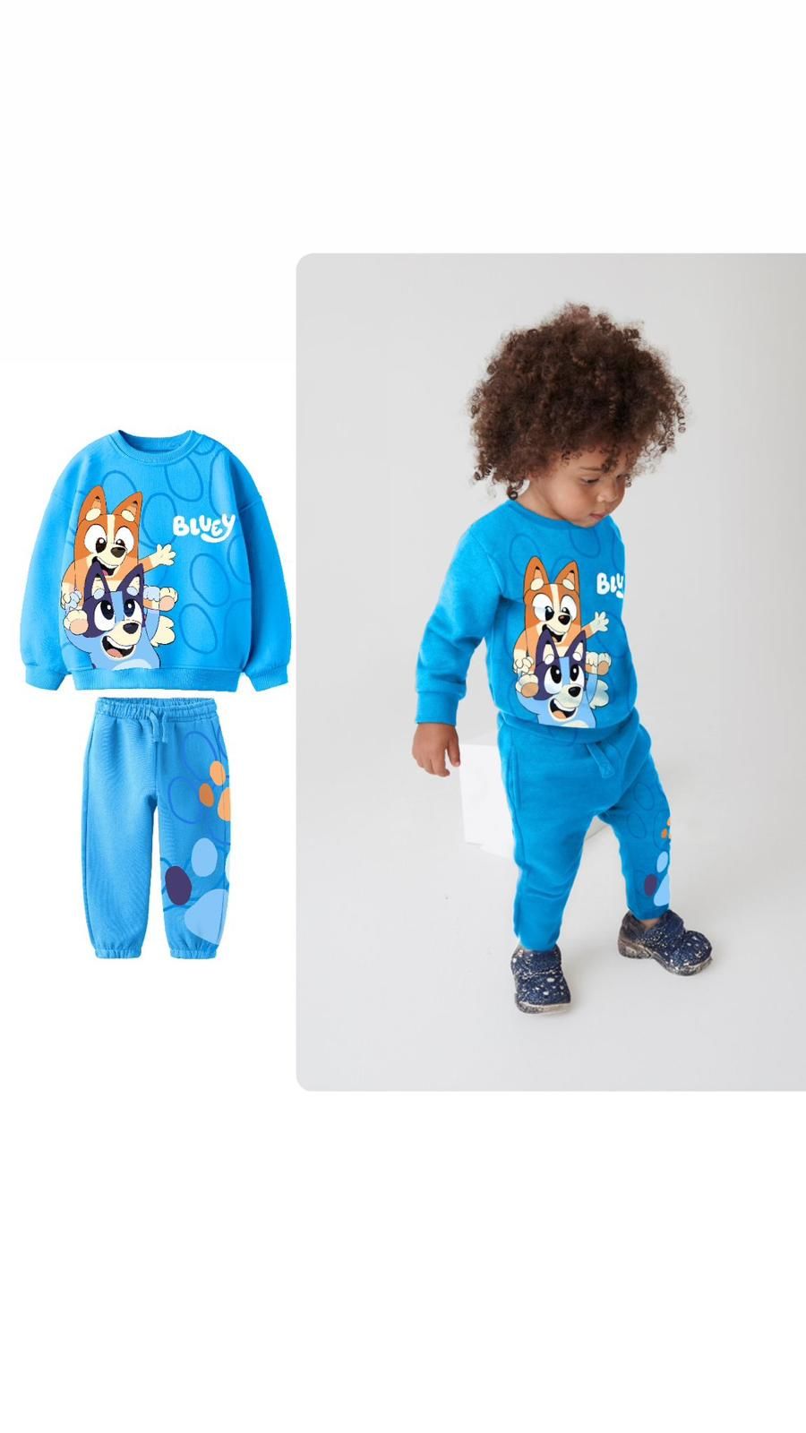 Bluey Mavi Kışlık Takım