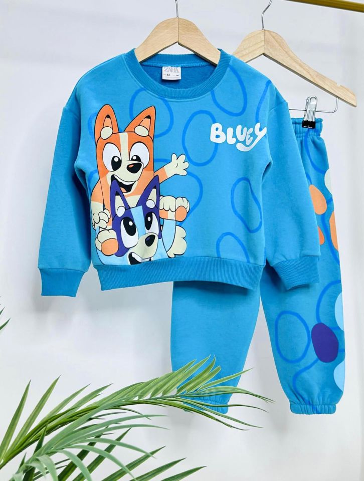 Bluey Mavi Kışlık Takım