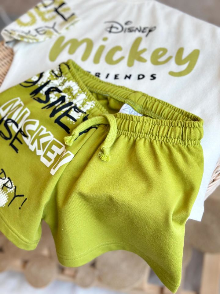 Yeşil Mickey Mouse Takım