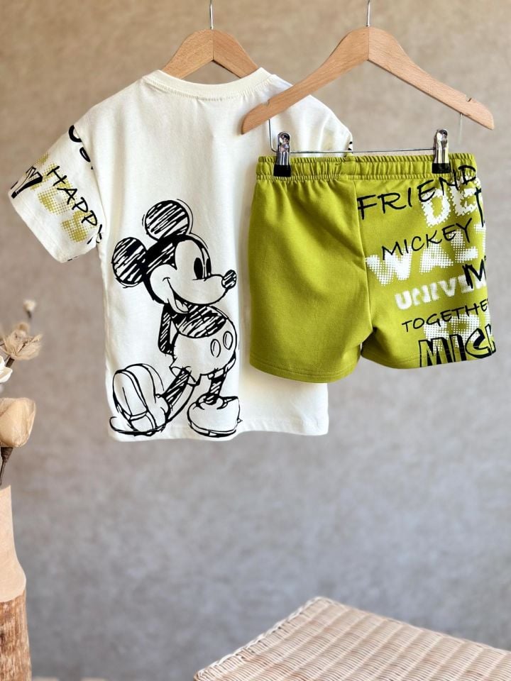 Yeşil Mickey Mouse Takım