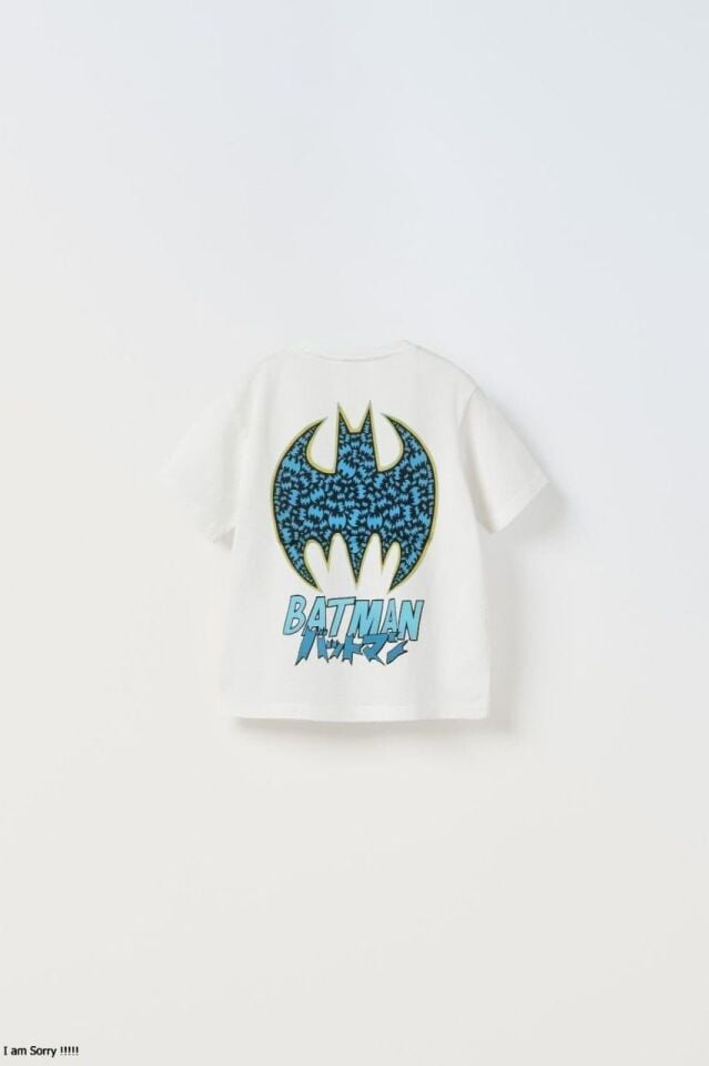 Beyaz Mavi Batman Tişört