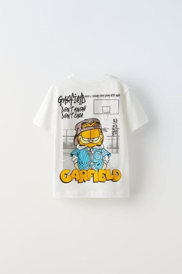 Siyah Beyaz Garfield Yazlık Takım