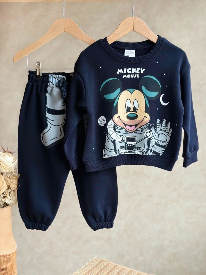 Mickey Mouse Astronot Baskılı Takım