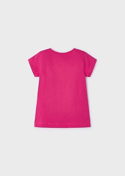 Pembe Köpek Baskılı Tişört