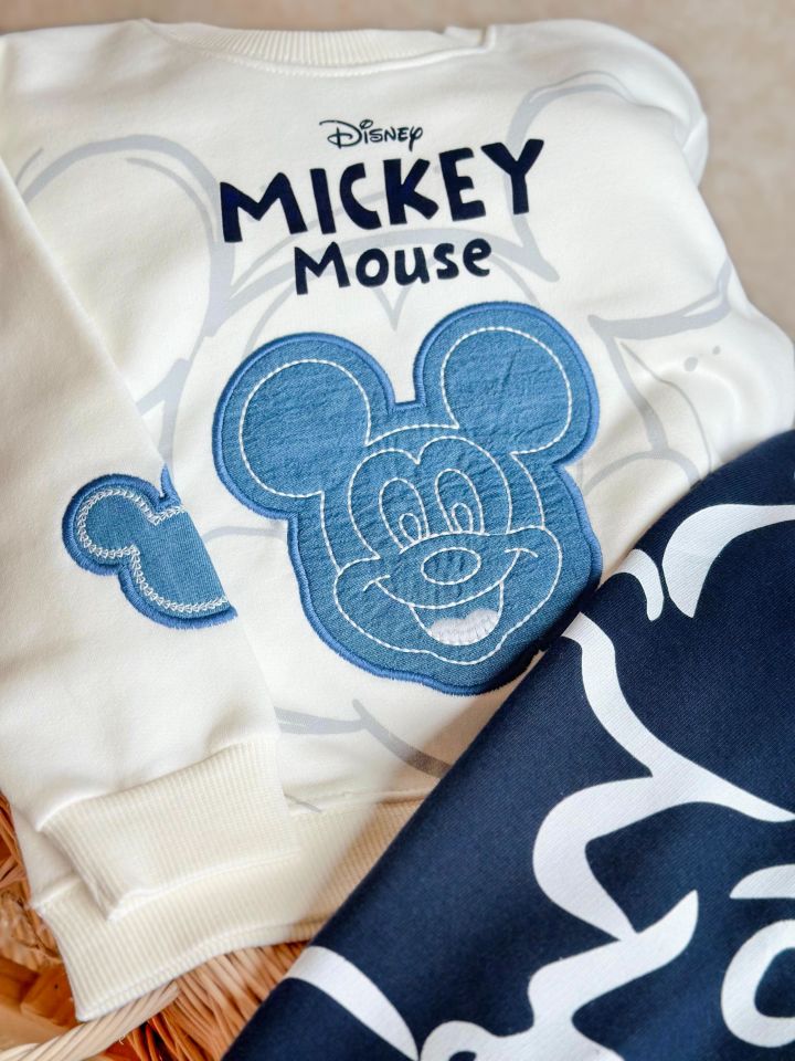 Mickey Mouse Nakış İşlemeli Takım