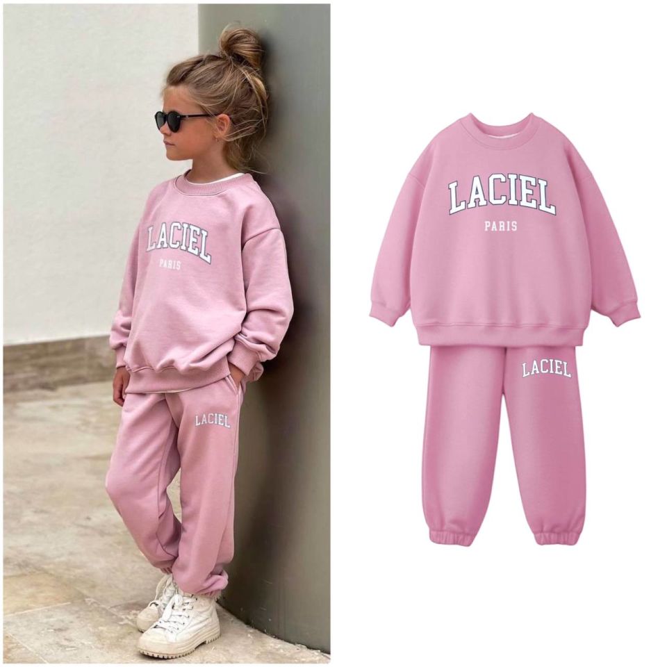 La'ciel Paris Logolu Pembe Takım