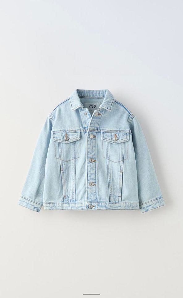 Çıt Çıt Düğmeli Unisex Kot Ceket