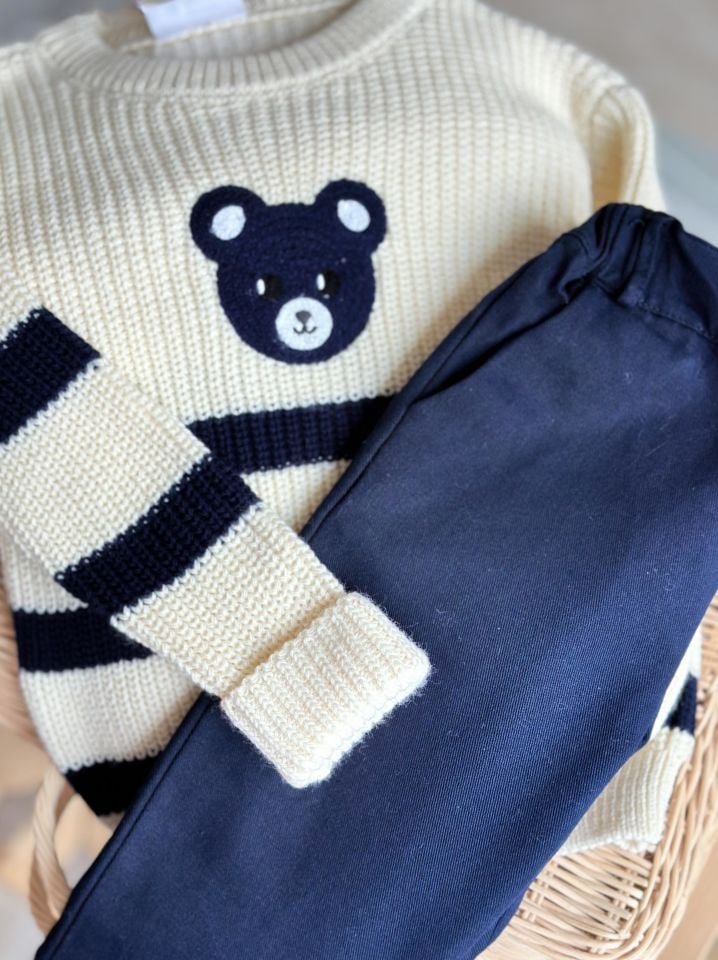 Blue Beary Triko ve Pantolon Takım