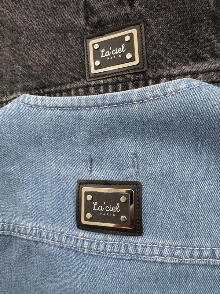 La'ciel Paris Unisex Mavi Kot Yelek