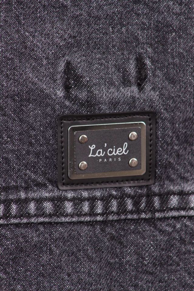 La'ciel Paris Unisex Siyah Kot Yelek