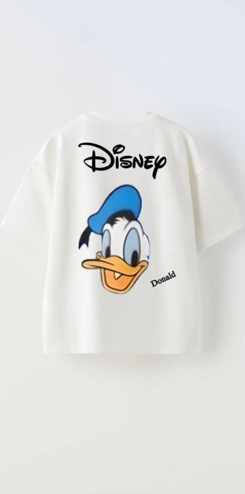 Mavi Beyaz Donald Duck Şortlu Takım