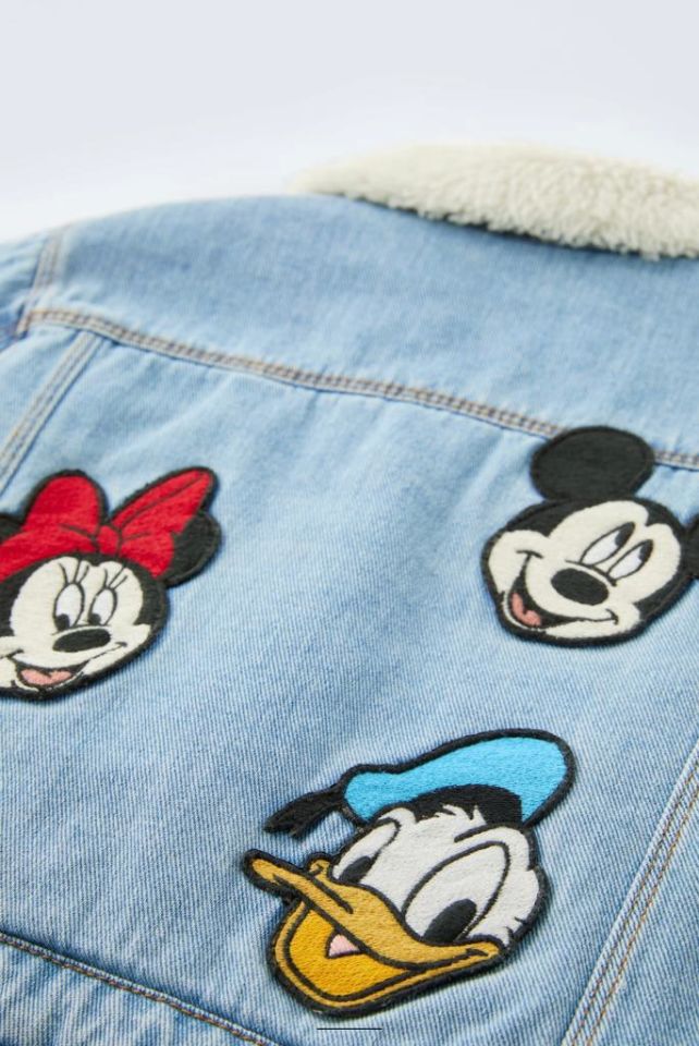 Disney İçi Yünlü Kot Mont
